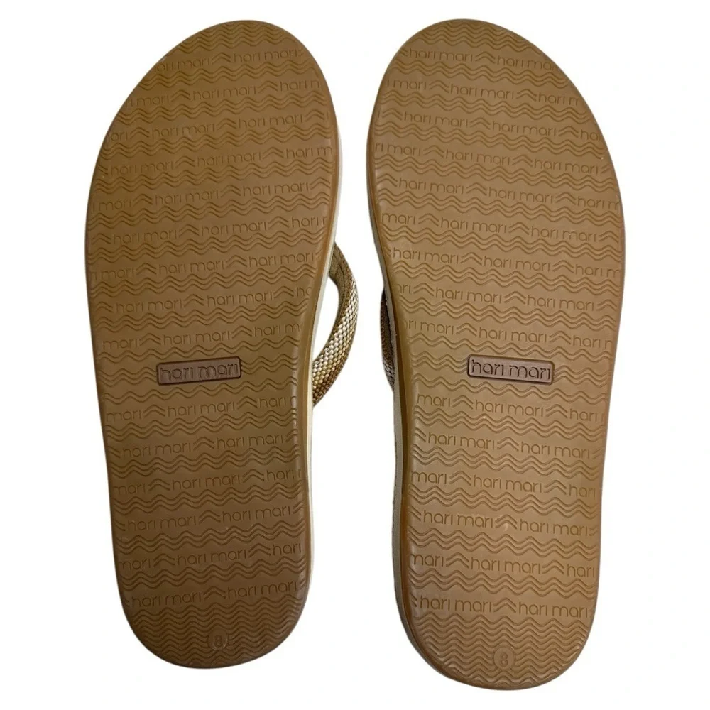 Hari Mari Scouts Women’s Flip Flops Sandals Tobacco Breeze Size 8 NWT